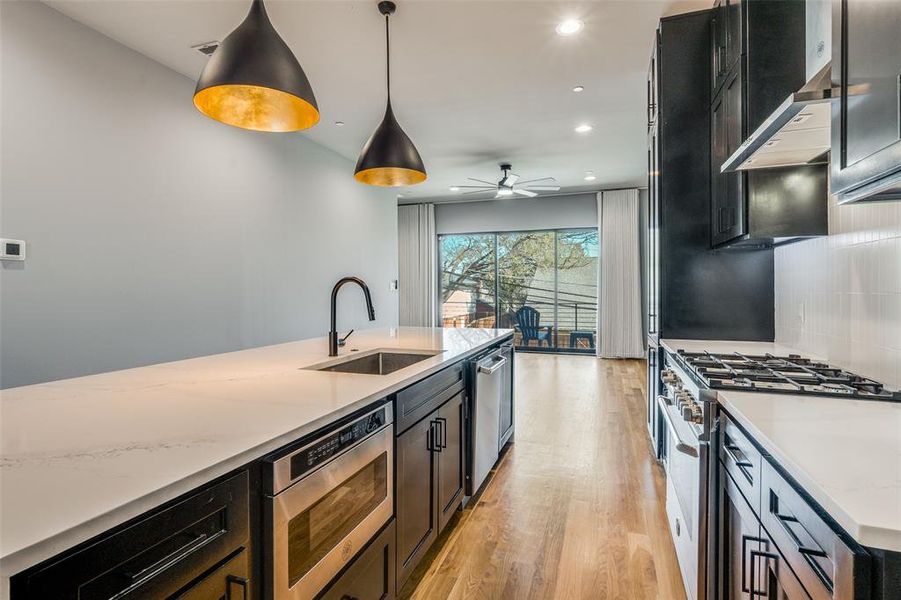 Furnished interior view inside a new home in , Dallas (Image 11).