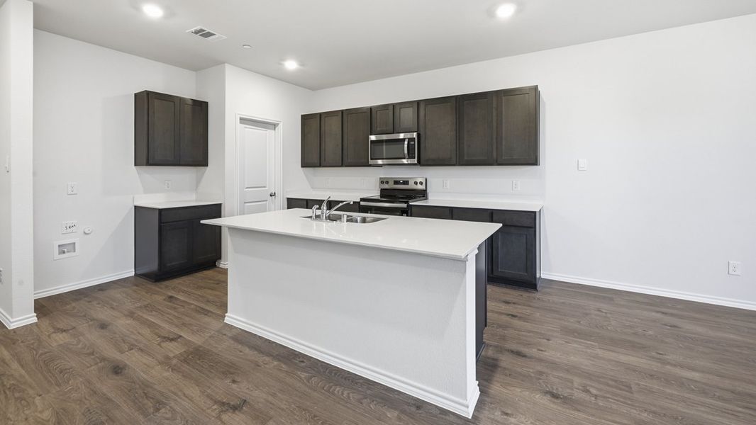 Furnished interior view inside a new home in Arbor Trails South, Princeton (Image 3).