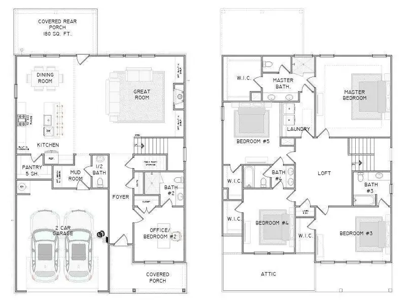 2D floor plan layout of this home in , Cumming, GA (Image 3). 2D floor plan layout of this home in , Cumming, GA (Image 3).