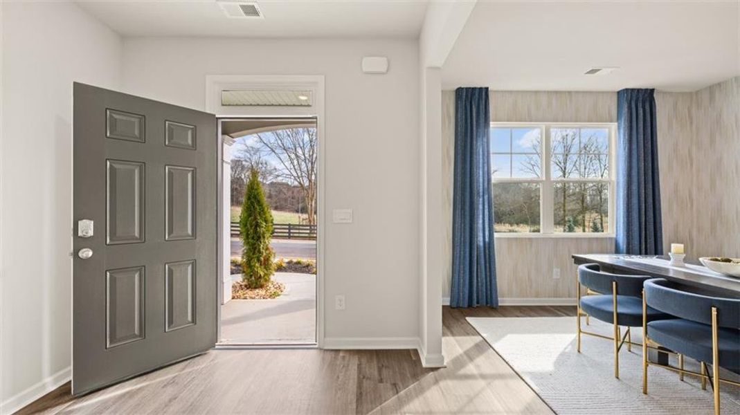 Furnished interior view inside a new home in Jackson Landing, Jefferson (Image 10).