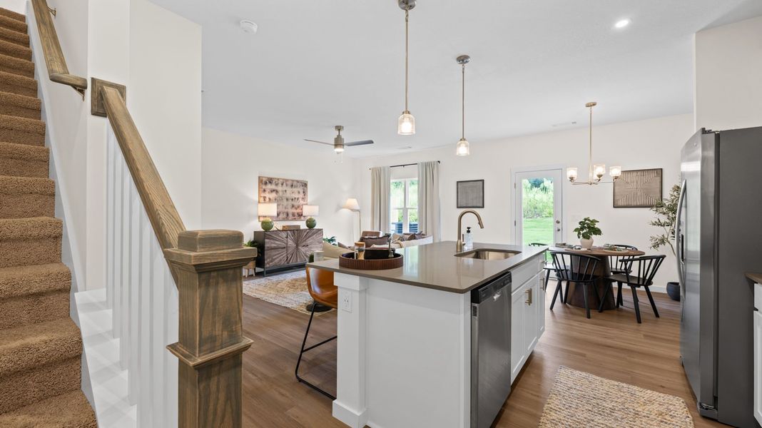 Representative furnished interior of a home built from the Tatum by D.R. Horton in Price's Point, Knoxville (Image 13).