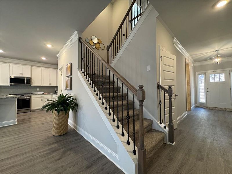 Furnished interior view inside a new home in Tuscany Hills, Douglasville (Image 13).