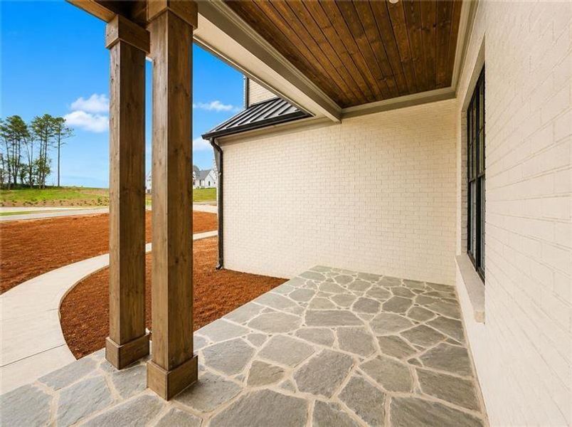 Exterior details and patio area of a home in , Rydal (Image 15). Exterior details and patio area of a home in , Rydal (Image 15).
