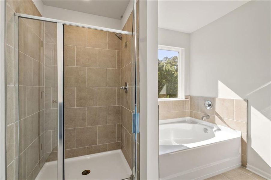 Furnished interior view inside a new home in The Brooke at Rivertown, South Fulton (Image 9).