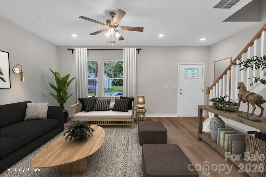 Furnished interior view inside a new home in , Statesville (Image 9).