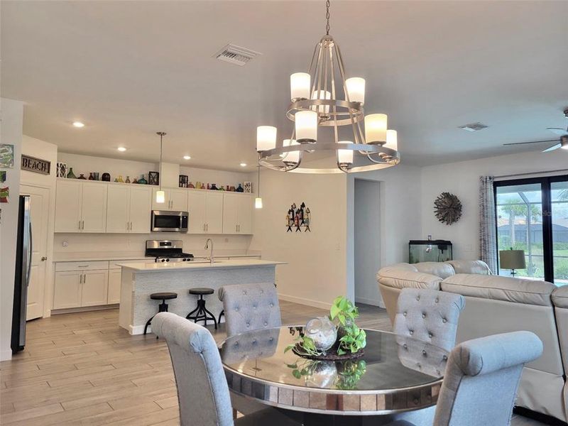 Furnished interior view inside a new home in , Estero (Image 5).