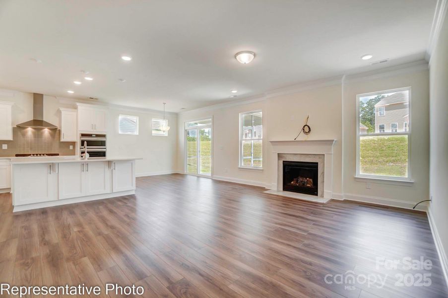 Spacious, unfurnished interior of a new home in The Meadows at Laurelbrook, Sherrills Ford (Image 16).