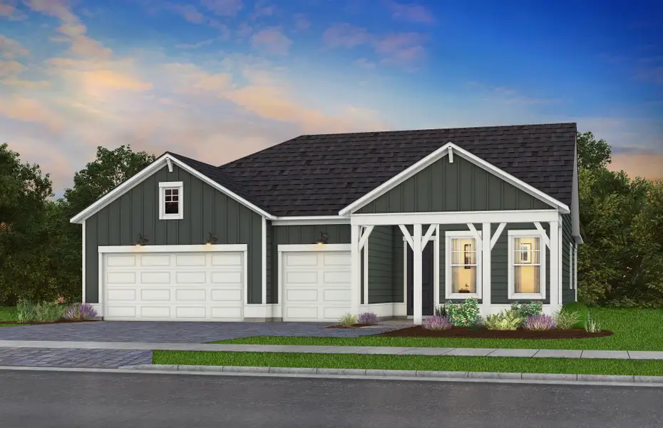 Representative exterior photo of a completed home built from the Anniston by Pulte Homes in The Landings at Saint Johns, St. Johns, FL (Image 4).