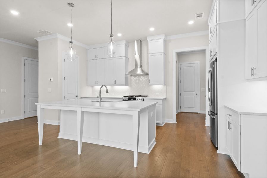 Representative furnished interior of a home built from the The Cantrell by The Providence Group in Aberdeen, Hoschton (Image 7).