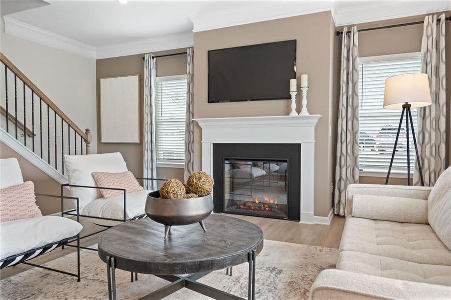 Furnished interior view inside a new home in Hawks View, Ringgold (Image 22).