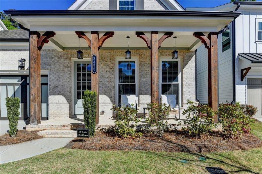 Exterior details and patio area of a home in , Duluth (Image 3).