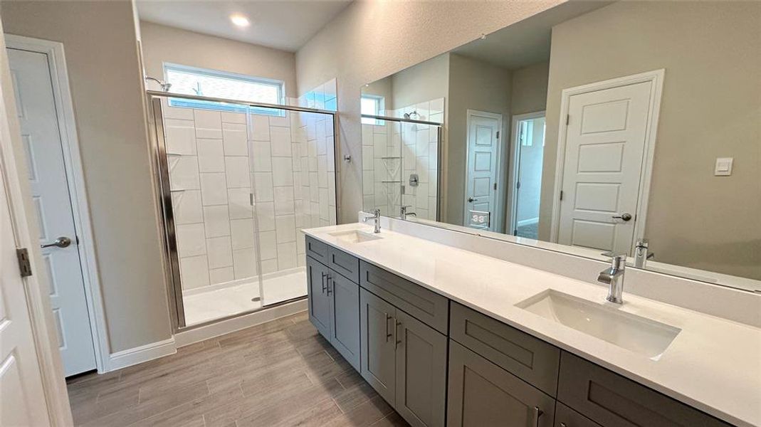 Furnished interior view inside a new home in Rock Creek Ranch, Fort Worth (Image 8).