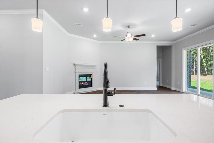Close-up of interior finishes inside a home in Encino Estates, Dayton (Image 14).