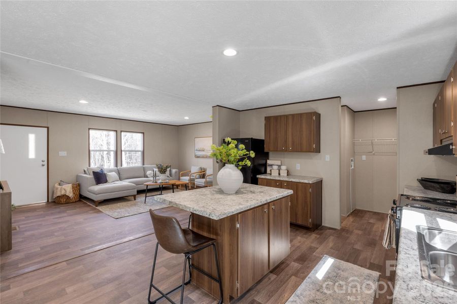 Furnished interior view inside a new home in , Blacksburg (Image 15).