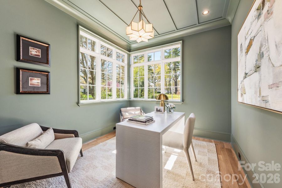 Furnished interior view inside a new home in , Charlotte (Image 34).