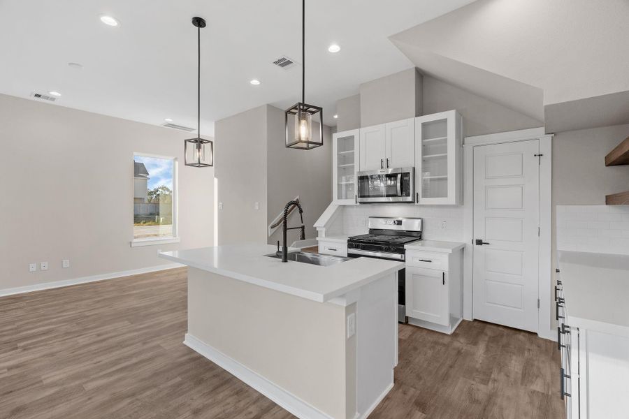 Furnished interior view inside a new home in , Houston (Image 9).