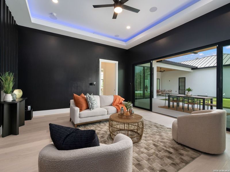 Furnished interior view inside a new home in , Fair Oaks Ranch (Image 46).