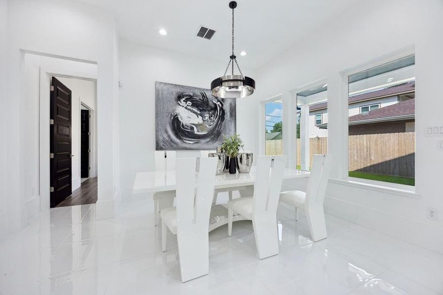 Furnished interior view inside a new home in , Houston (Image 14). Furnished interior view inside a new home in , Houston (Image 14).