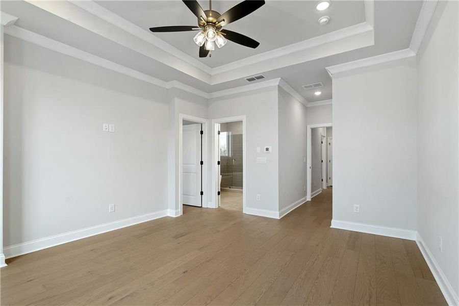Spacious, unfurnished interior of a new home in Ward's Crossing Townhomes, Johns Creek (Image 17). Spacious, unfurnished interior of a new home in Ward's Crossing Townhomes, Johns Creek (Image 17).