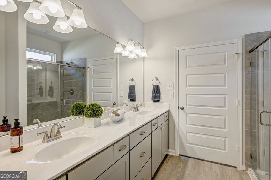 Furnished interior view inside a new home in Maddox Station, Eatonton (Image 7).
