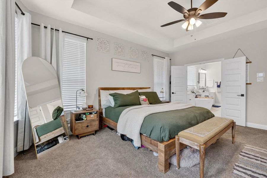 Furnished interior view inside a new home in Oaks of North Grove, Waxahachie (Image 26).