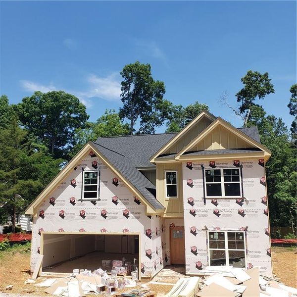 In-progress construction of a new home in , Smyrna, GA (Image 1). In-progress construction of a new home in , Smyrna, GA (Image 1).