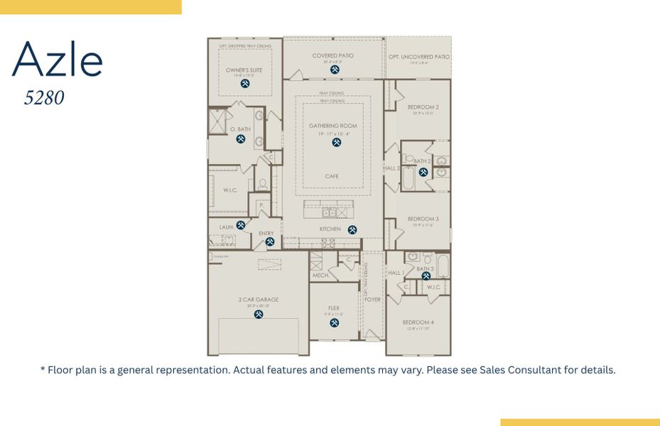 2D floor plan layout of this home in Indigo Bay, Myrtle Beach, SC (Image 3). 2D floor plan layout of this home in Indigo Bay, Myrtle Beach, SC (Image 3).