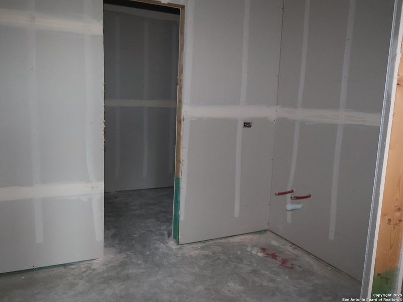 In-progress construction of a new home in Meadows at Clear Springs, New Braunfels, TX (Image 32).