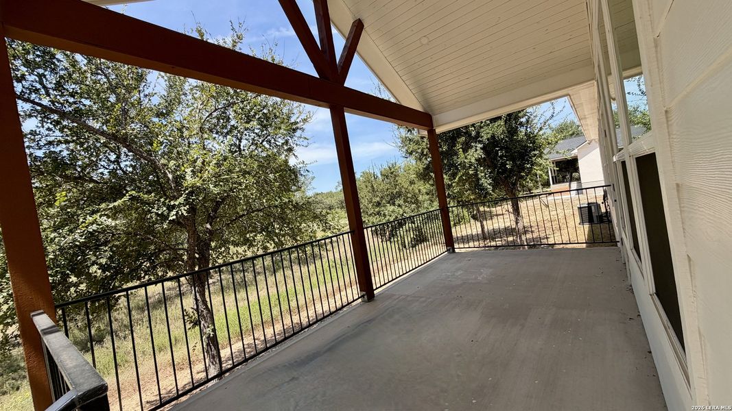 Exterior details and patio area of a home in , Bulverde (Image 29).