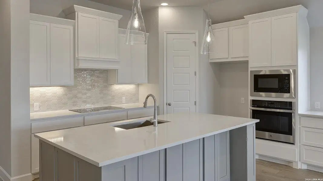 Furnished interior view inside a new home in Alsatian Oaks, Castroville (Image 8).