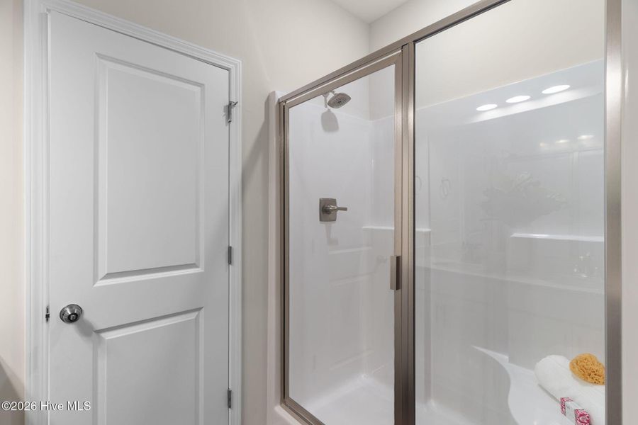 Close-up of interior finishes inside a home in Coastal Haven Townes, Leland (Image 15).