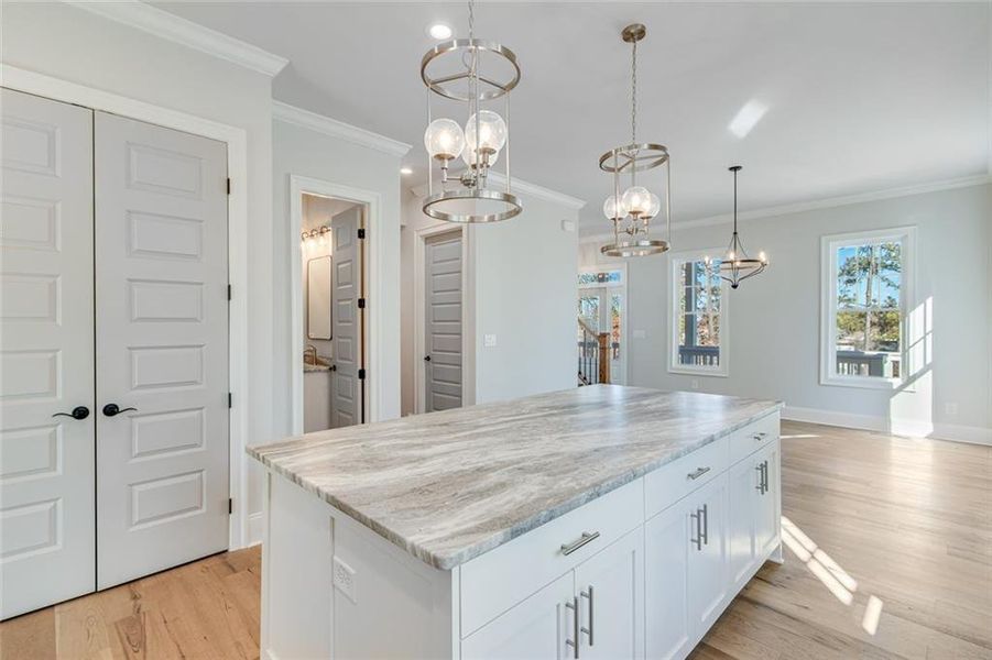 Furnished interior view inside a new home in , Dacula (Image 17).