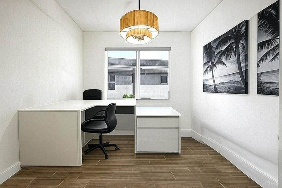 Furnished interior view inside a new home in Tradition - Telaro, Port St. Lucie (Image 6). Furnished interior view inside a new home in Tradition - Telaro, Port St. Lucie (Image 6).