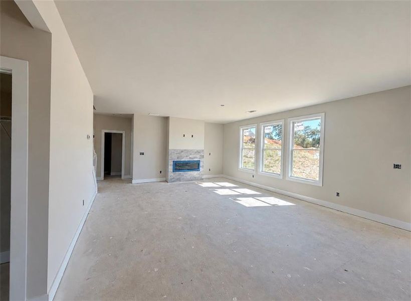 In-progress construction of a new home in , Hoschton, GA (Image 9).