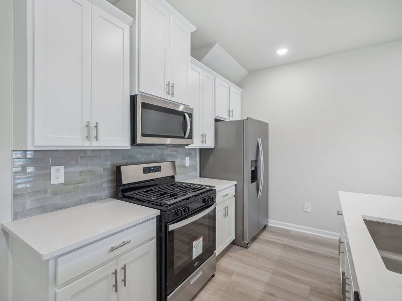 Furnished interior view inside a new home in The Rows at Buffaloe Reserve, Raleigh (Image 5).