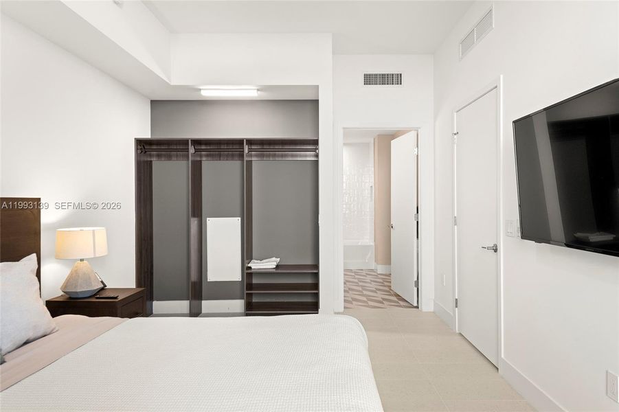 Furnished interior view inside a new home in , Miami (Image 12). Furnished interior view inside a new home in , Miami (Image 12).