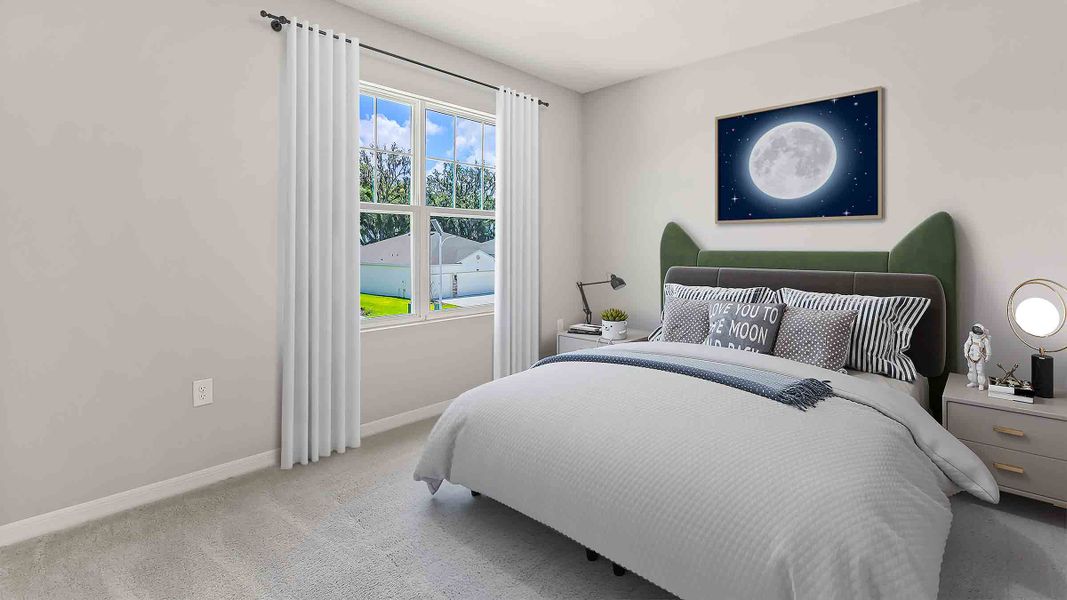 Furnished interior view inside a new home in Deerbrook, Land O' Lakes (Image 13). Furnished interior view inside a new home in Deerbrook, Land O' Lakes (Image 13).