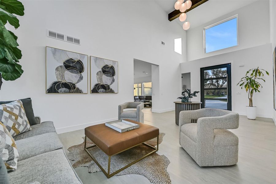Furnished interior view inside a new home in , Manvel (Image 7).