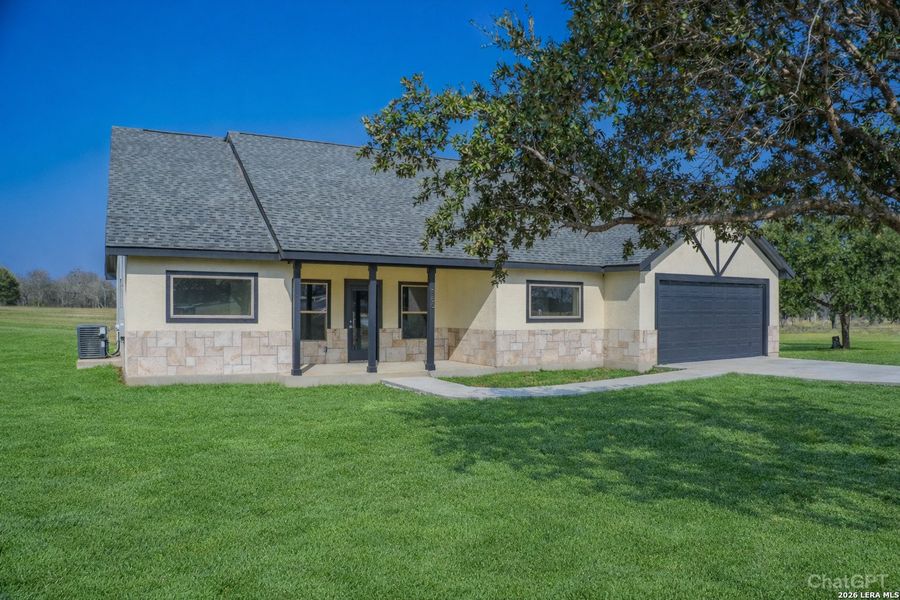 Exterior details and patio area of a home in , Lytle (Image 30).