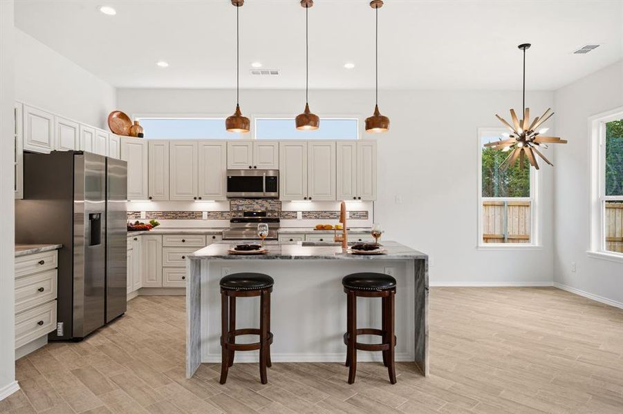 Furnished interior view inside a new home in , Ennis (Image 9). Furnished interior view inside a new home in , Ennis (Image 9).