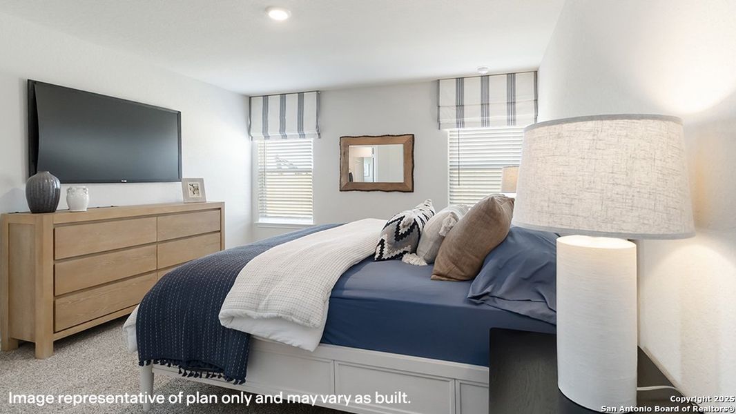 Furnished interior view inside a new home in Riverstone at Westpointe, San Antonio (Image 20).