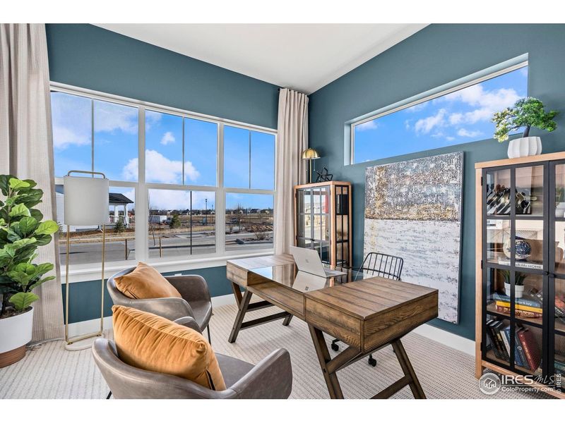Furnished interior view inside a new home in , Fort Collins (Image 22).