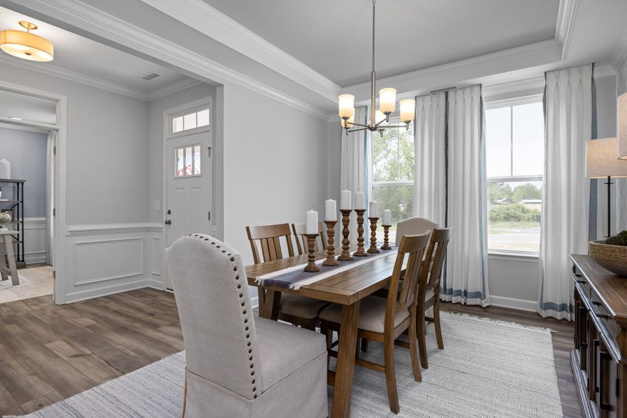 Representative furnished interior of a home built from the The Magnolia A by Davidson Homes LLC in Springvale South, Fuquay Varina (Image 11). Representative furnished interior of a home built from the The Magnolia A by Davidson Homes LLC in Springvale South, Fuquay Varina (Image 11).