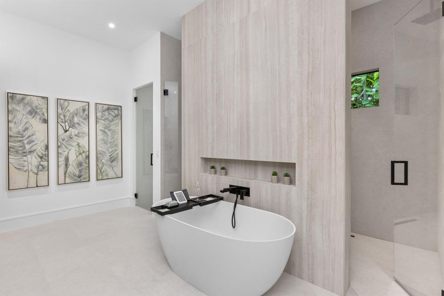 Furnished interior view inside a new home in , Delray Beach (Image 38).