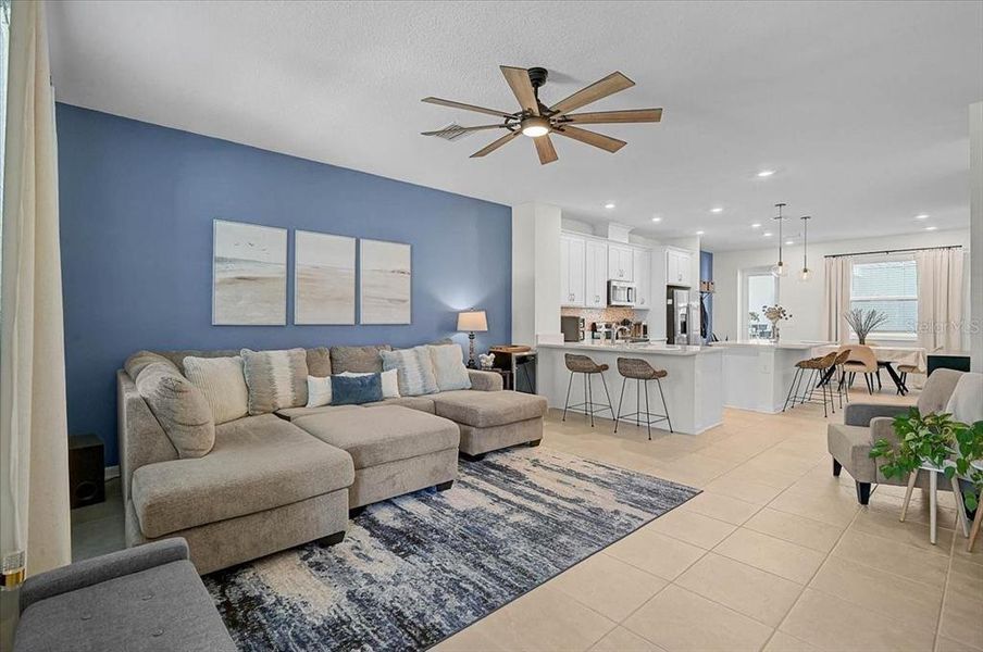 Furnished interior view inside a new home in , Sarasota (Image 19).