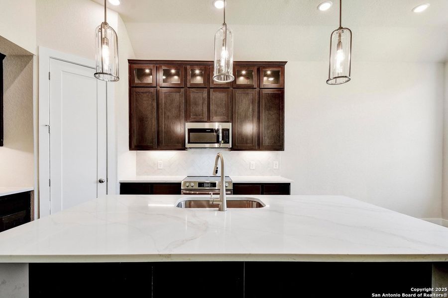 Furnished interior view inside a new home in Alsatian Oaks: 50ft. lots, Castroville (Image 9).