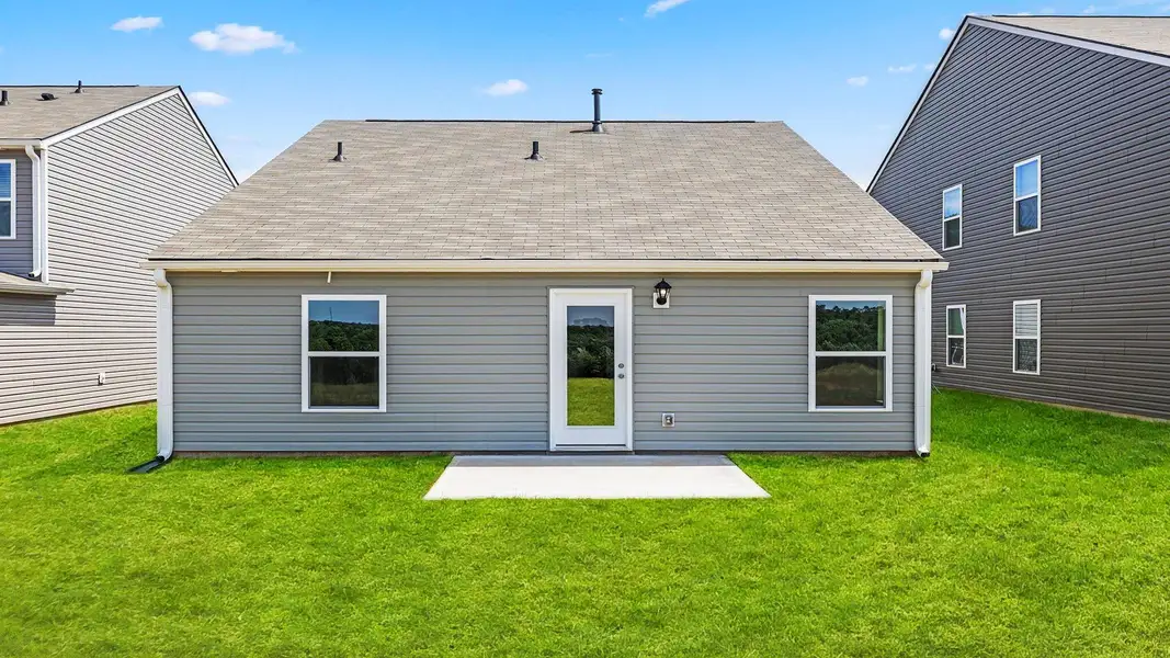 Representative exterior photo of a completed home built from the SANFORD by D.R. Horton in Gibson Grove, Laurens, SC (Image 14).