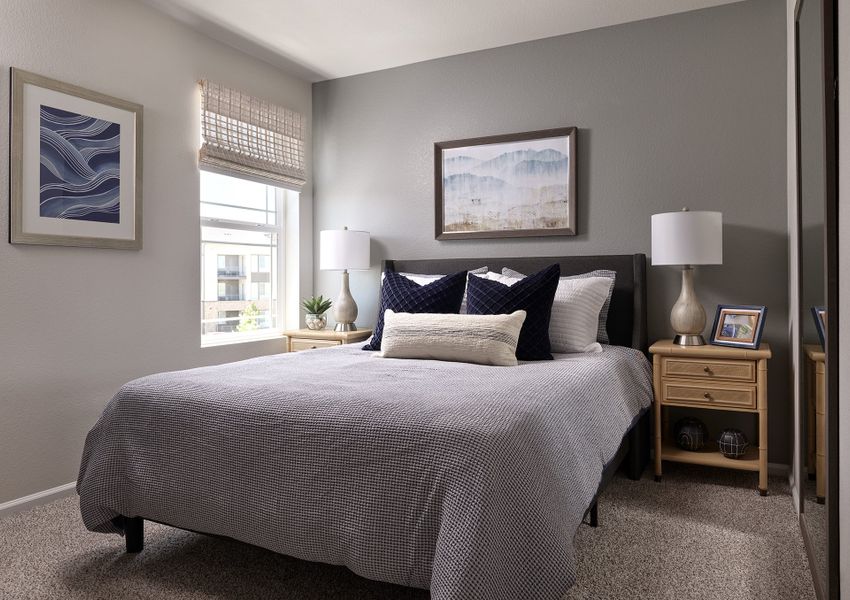 Furnished interior view inside a new home in Horizon Uptown: The Mountain Collection, Aurora (Image 9). Furnished interior view inside a new home in Horizon Uptown: The Mountain Collection, Aurora (Image 9).