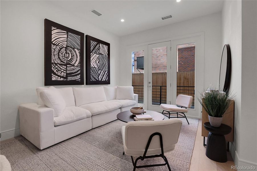 Furnished interior view inside a new home in , Denver (Image 10). Furnished interior view inside a new home in , Denver (Image 10).