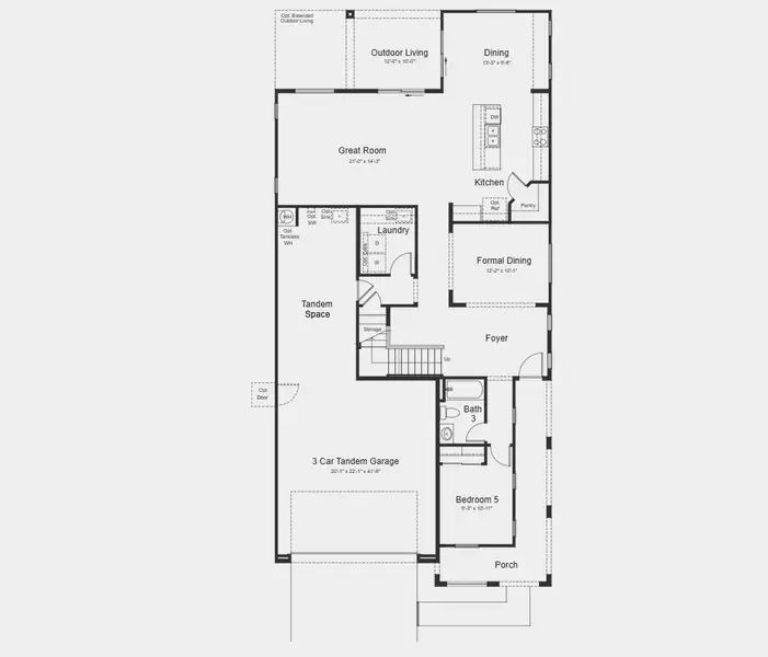 2D floor plan layout for the Wedgewood by Taylor Morrison in La Mira, Mesa, AZ (Image 5). 2D floor plan layout for the Wedgewood by Taylor Morrison in La Mira, Mesa, AZ (Image 5).